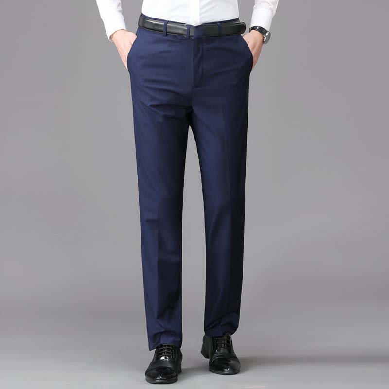 💼 Sharp Look, Easy Movement | Men's Lightweight Stretch Suit Pants