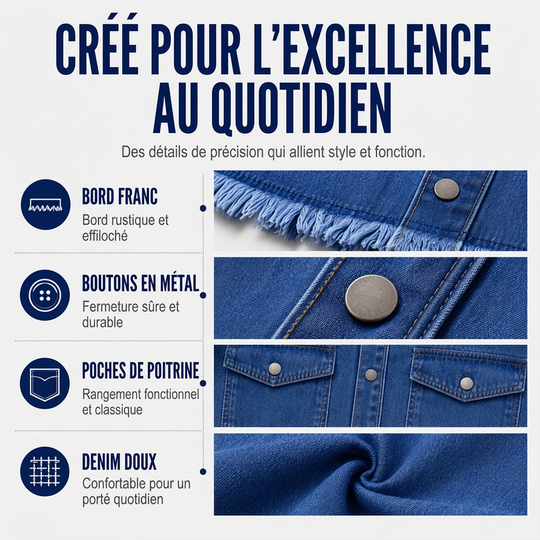 💖Black Friday Mega Deal – 50% off!💖💙 Women's Raw Edge Ripped Denim Jacket – Street Fashion, Multiple Pockets & Easy to Pair ✨