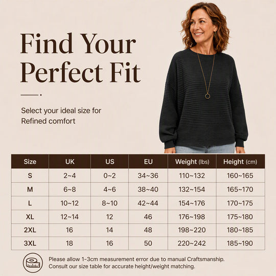 👚Women's Oversized Ribbed Knit Sweater