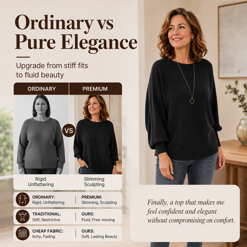 👚Women's Oversized Ribbed Knit Sweater