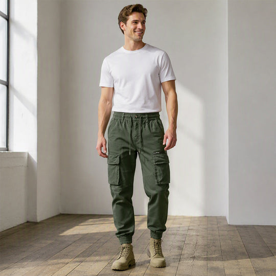 Men's Multi Pocket Jogger Cargo Pants
