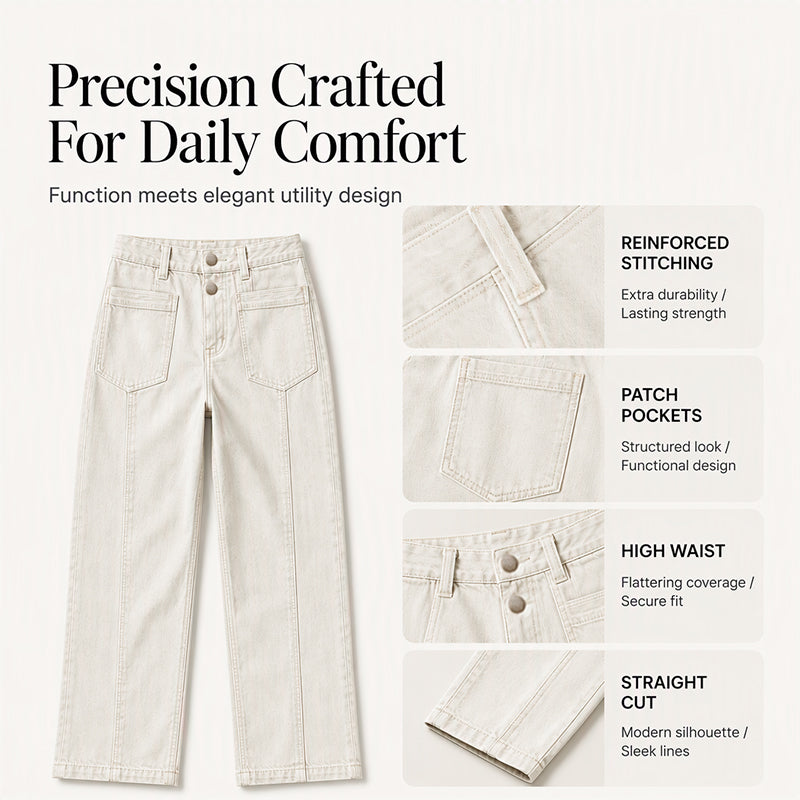 Women's Casual Straight Leg Pants