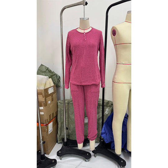 ☀️Hot Sale-50% OFF🍂Women's Cozy Top & Drawstring Joggers 2-Piece Set