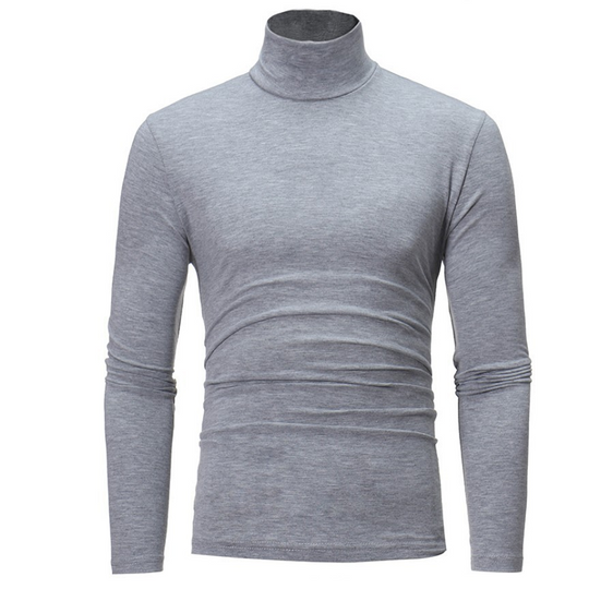 Men's Slim Fit Mock Turtleneck Top