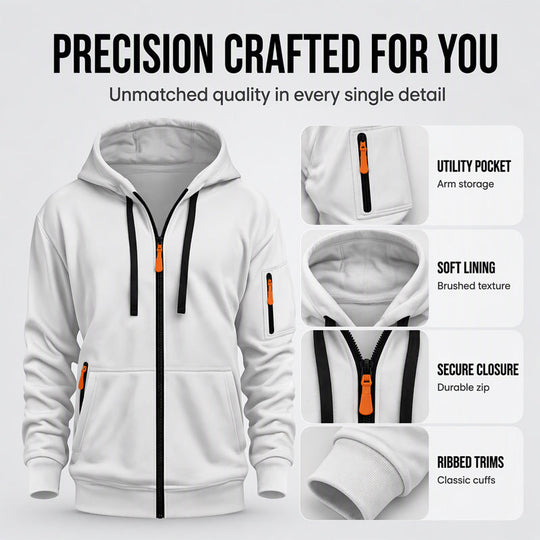 Men's Casual Thermal Hooded Jacket