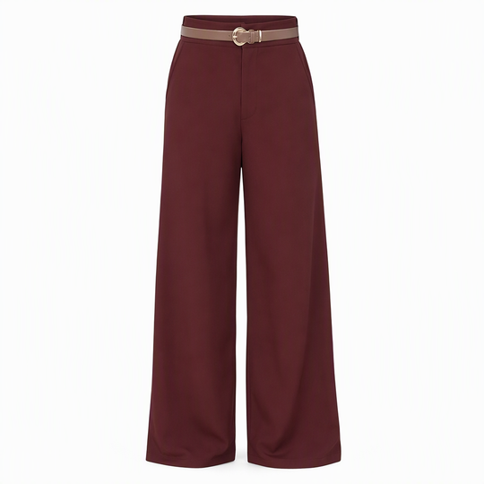 Women's Casual Wide Leg Suit Pants Autumn Winter Long Trousers
