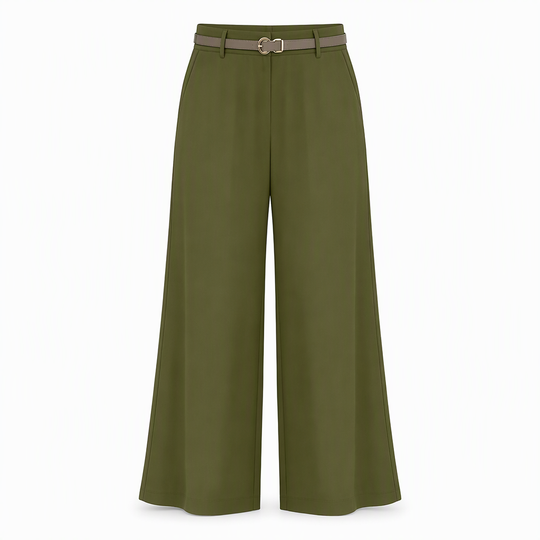 Women's Casual Wide Leg Suit Pants Autumn Winter Long Trousers