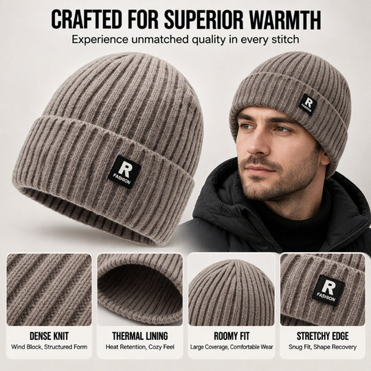 🖤Black Friday Sale:50% OFF🖤 🧢 Men's Slouchy Knit Warm Skull Cap