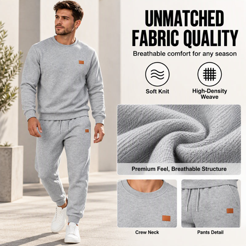 🖤Black Friday Sale:50% OFF🖤🌈 Men's Casual Textured Jacquard Sports Set