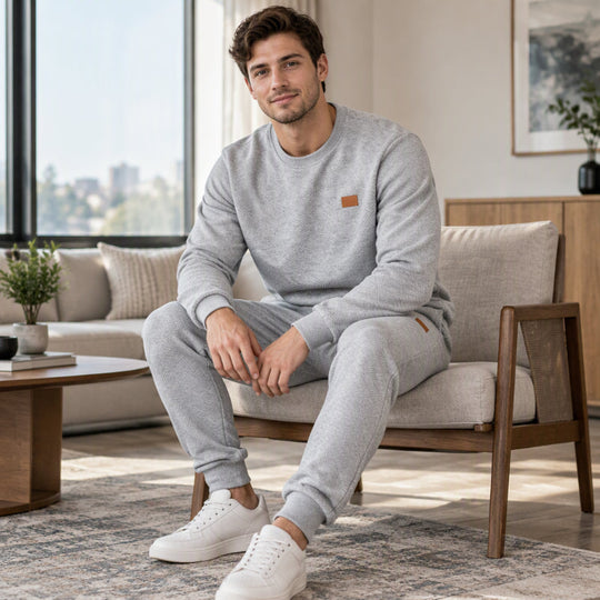 🖤Black Friday Sale:50% OFF🖤🌈 Men's Casual Textured Jacquard Sports Set