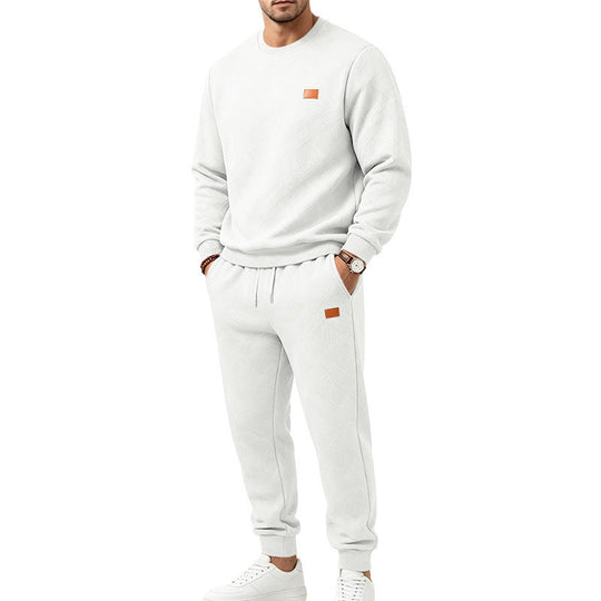 🖤Black Friday Sale:50% OFF🖤🌈 Men's Casual Textured Jacquard Sports Set