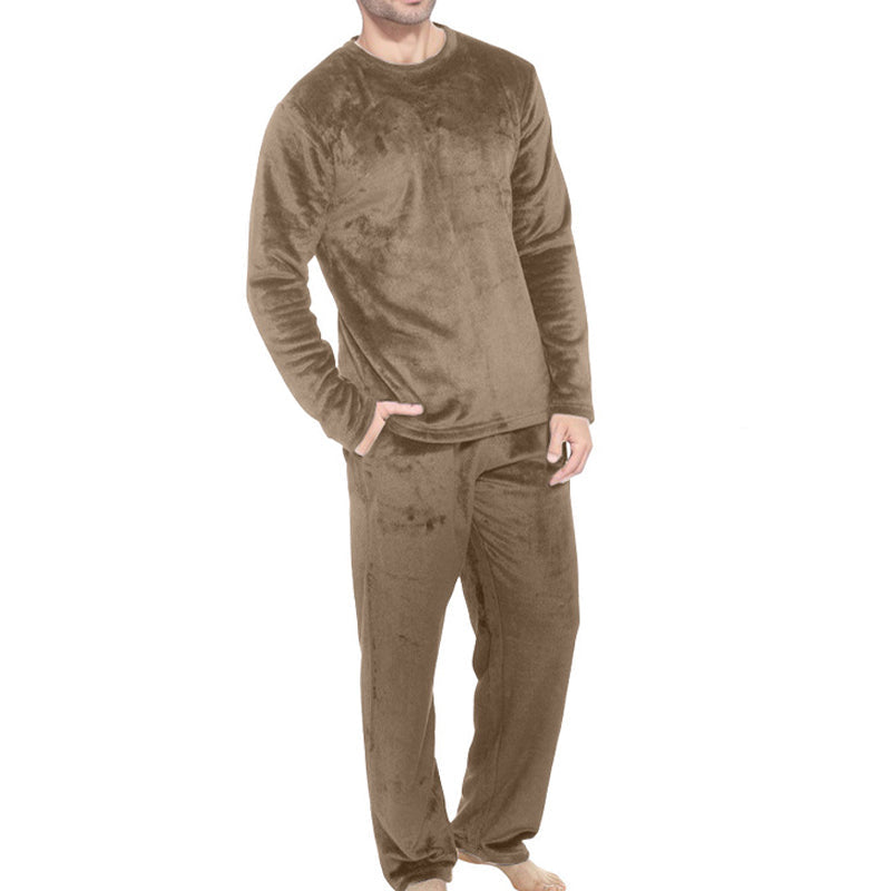 ❄️ Cozy Winter Comfort ✨ Men's Thermal Velvet Pajama Set – Soft, Warm & Perfect for Relaxing Nights 💤