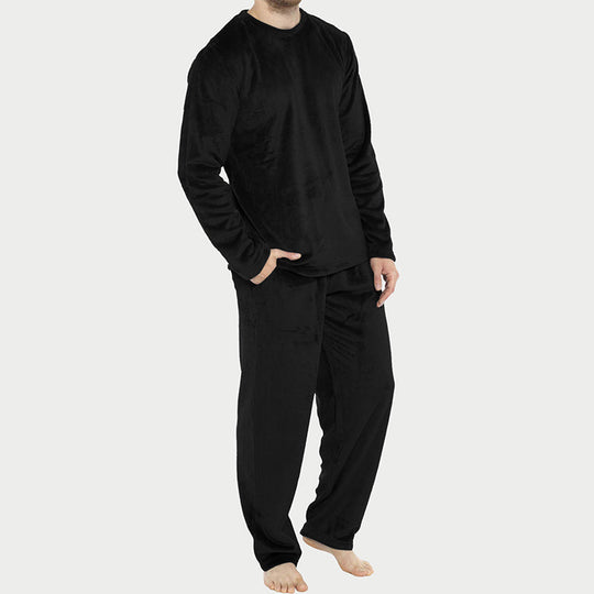 ❄️ Cozy Winter Comfort ✨ Men's Thermal Velvet Pajama Set – Soft, Warm & Perfect for Relaxing Nights 💤