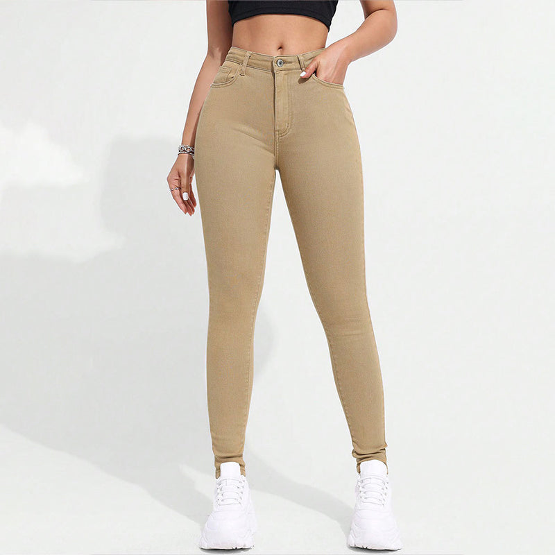 Last Chance 👖 Women's High Waisted Stretch Skinny Jeans ✨ stretch denim fabric, high waist, slim fit casual jeans