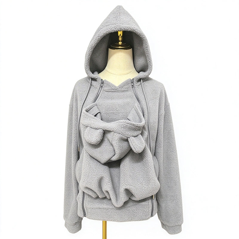 Cozy Warm Babywearing Hooded Jacket
