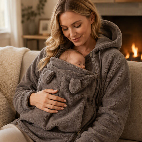 Cozy Warm Babywearing Hooded Jacket