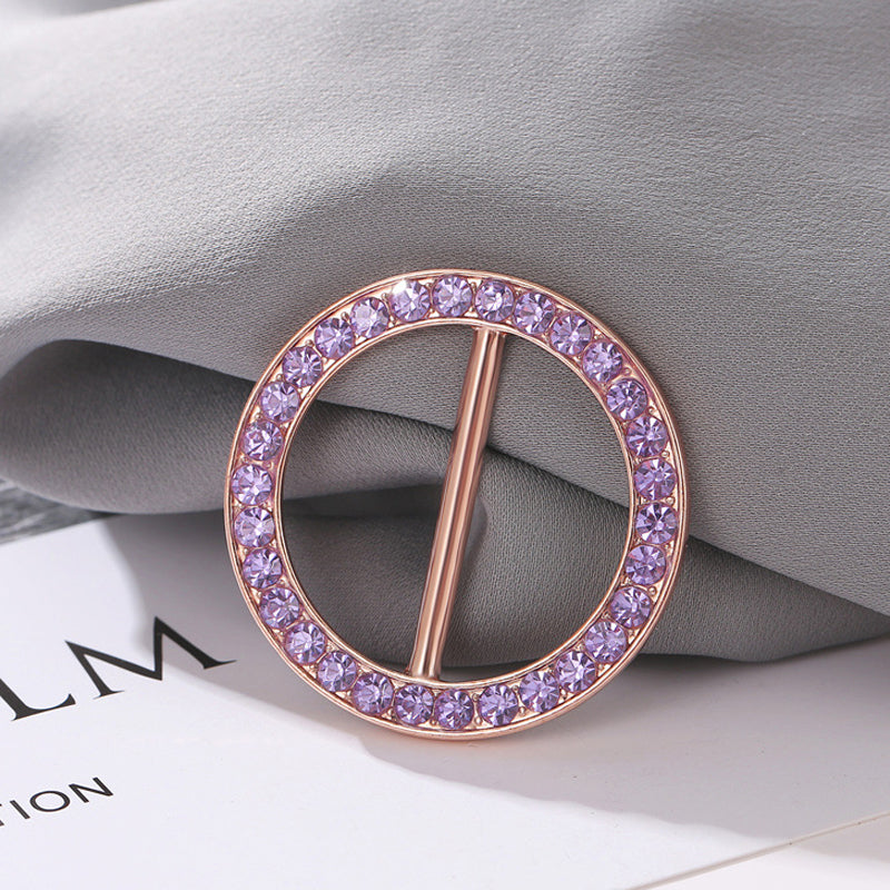 Elegant Metal Shirt Corner Buckle