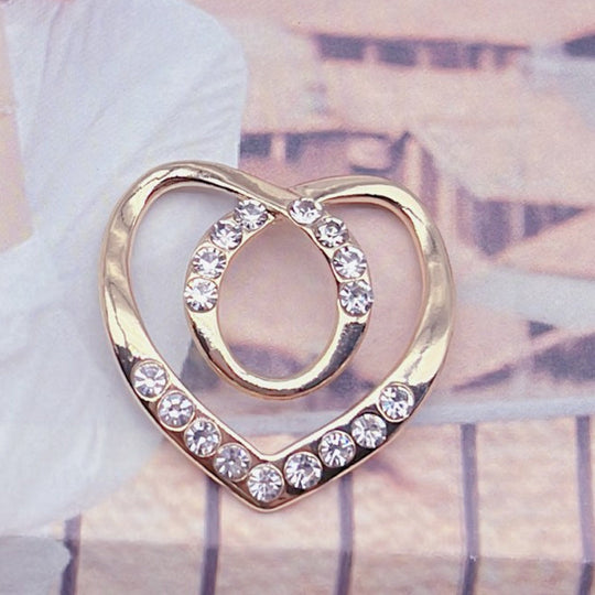Elegant Metal Shirt Corner Buckle