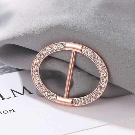Elegant Metal Shirt Corner Buckle