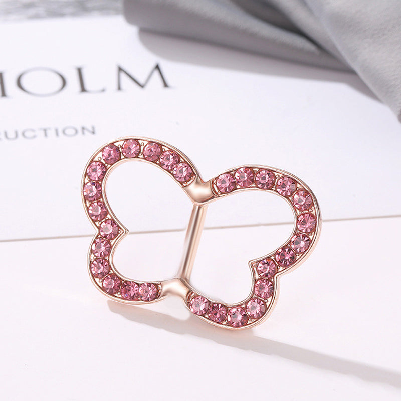 Elegant Metal Shirt Corner Buckle