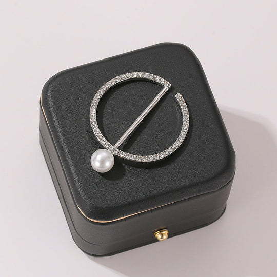 Elegant Metal Shirt Corner Buckle