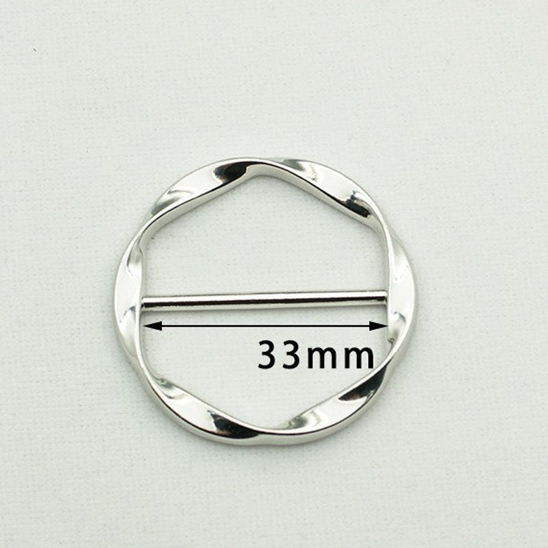 Elegant Metal Shirt Corner Buckle