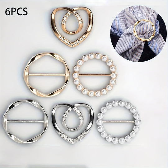 Elegant Metal Shirt Corner Buckle