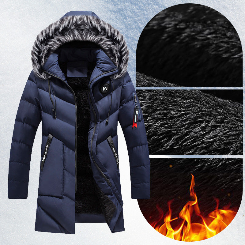 Warm Hooded Long Jacket for Cold Weather🥠𝙁𝙧𝙚𝙚 𝙎𝙝𝙞𝙥𝙥𝙞𝙣𝙜