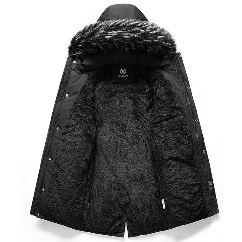 Warm Hooded Long Jacket for Cold Weather🥠𝙁𝙧𝙚𝙚 𝙎𝙝𝙞𝙥𝙥𝙞𝙣𝙜