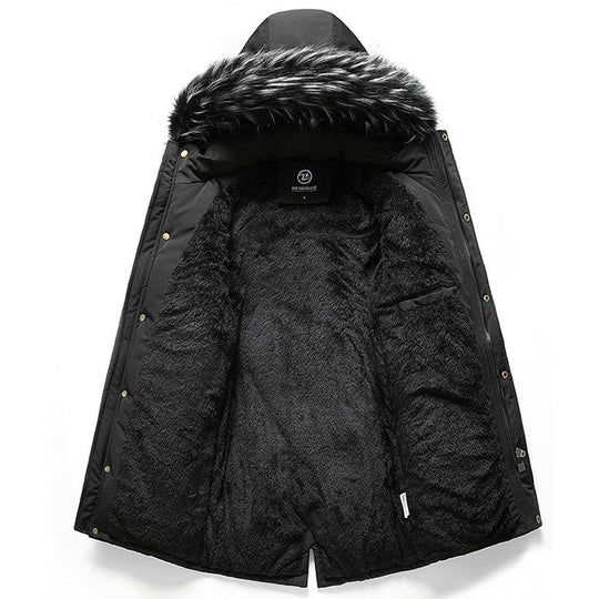 Warm Hooded Long Jacket for Cold Weather🥠𝙁𝙧𝙚𝙚 𝙎𝙝𝙞𝙥𝙥𝙞𝙣𝙜