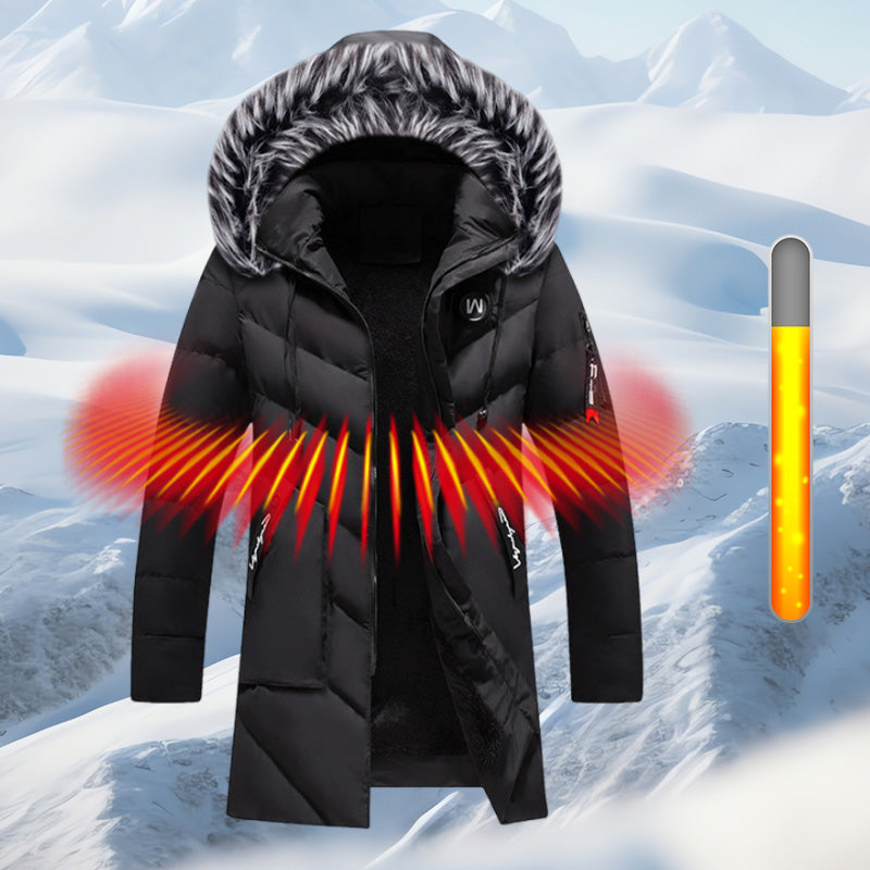 Warm Hooded Long Jacket for Cold Weather🥠𝙁𝙧𝙚𝙚 𝙎𝙝𝙞𝙥𝙥𝙞𝙣𝙜