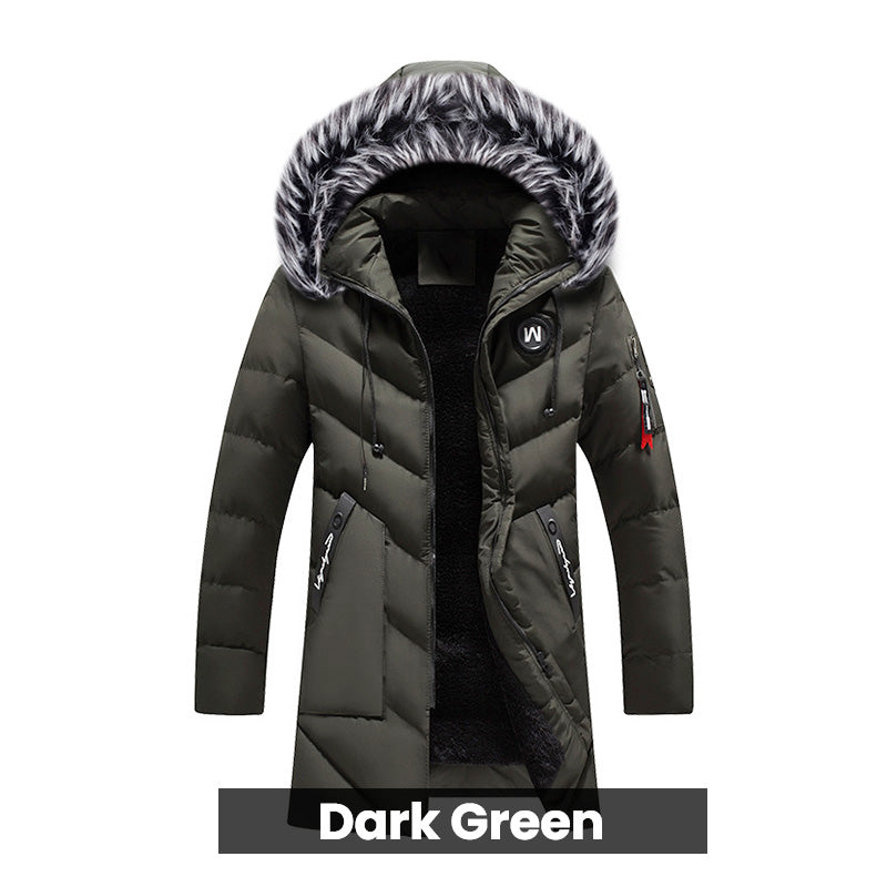 Warm Hooded Long Jacket for Cold Weather🥠𝙁𝙧𝙚𝙚 𝙎𝙝𝙞𝙥𝙥𝙞𝙣𝙜