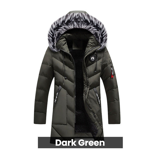 Warm Hooded Long Jacket for Cold Weather🥠𝙁𝙧𝙚𝙚 𝙎𝙝𝙞𝙥𝙥𝙞𝙣𝙜