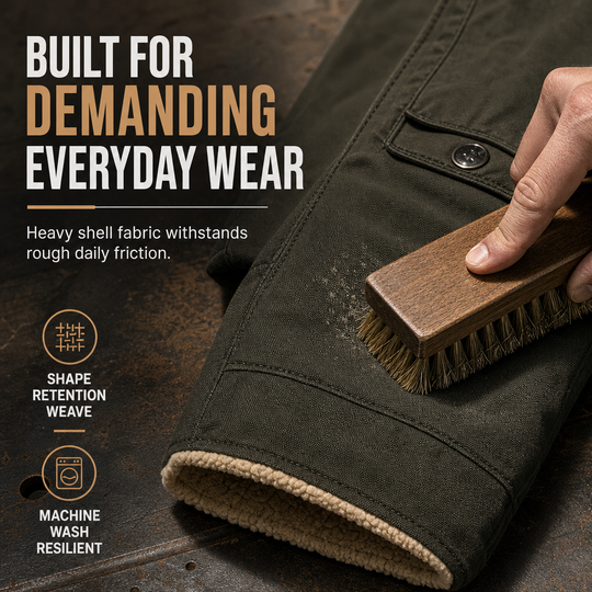 Men's Plush Lined Workwear Casual Fall Winter Warm Coat🥠𝙁𝙧𝙚𝙚 𝙎𝙝𝙞𝙥𝙥𝙞𝙣𝙜