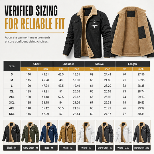 Men's Plush Lined Workwear Casual Fall Winter Warm Coat🥠𝙁𝙧𝙚𝙚 𝙎𝙝𝙞𝙥𝙥𝙞𝙣𝙜