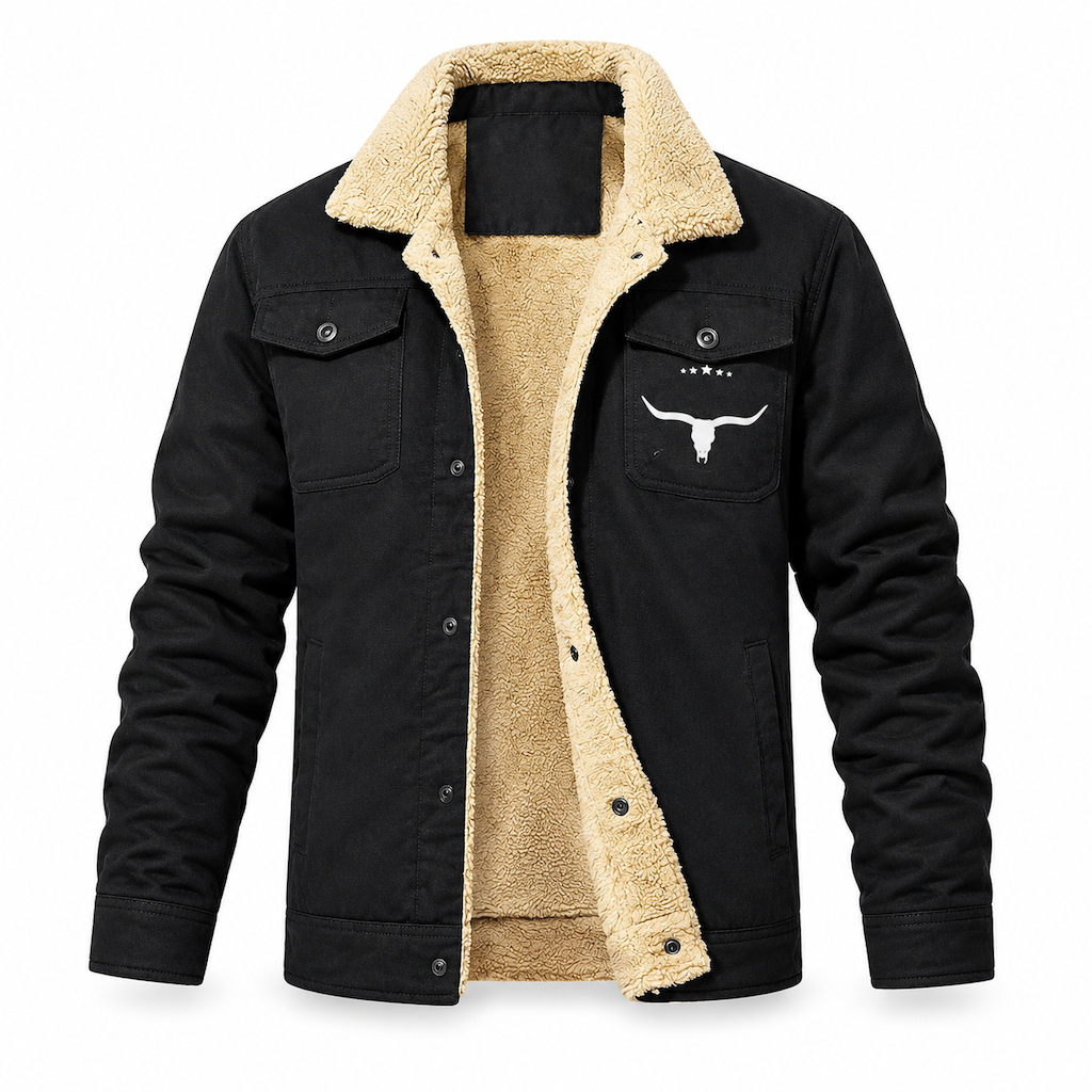 Men's Plush Lined Workwear Casual Fall Winter Warm Coat🥠𝙁𝙧𝙚𝙚 𝙎𝙝𝙞𝙥𝙥𝙞𝙣𝙜