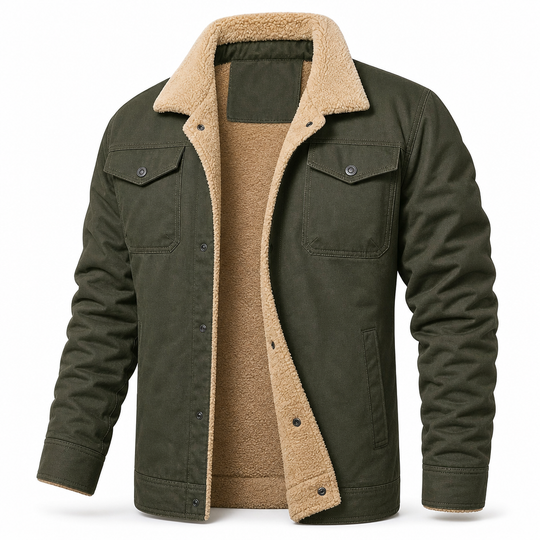 Men's Plush Lined Workwear Casual Fall Winter Warm Coat🥠𝙁𝙧𝙚𝙚 𝙎𝙝𝙞𝙥𝙥𝙞𝙣𝙜