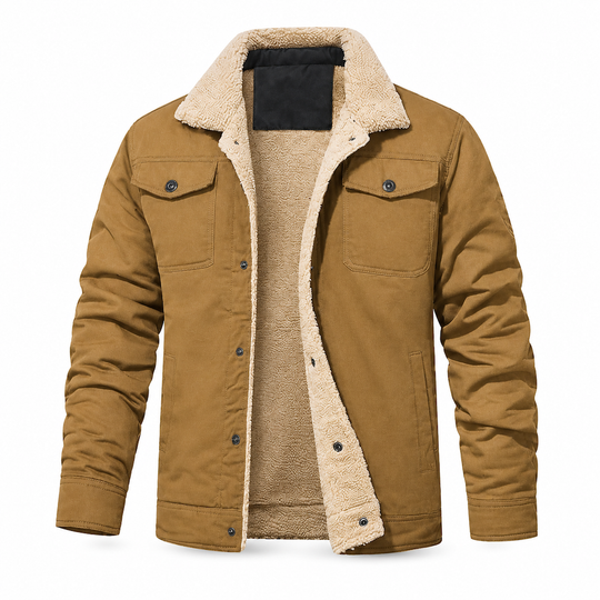 Men's Plush Lined Workwear Casual Fall Winter Warm Coat🥠𝙁𝙧𝙚𝙚 𝙎𝙝𝙞𝙥𝙥𝙞𝙣𝙜