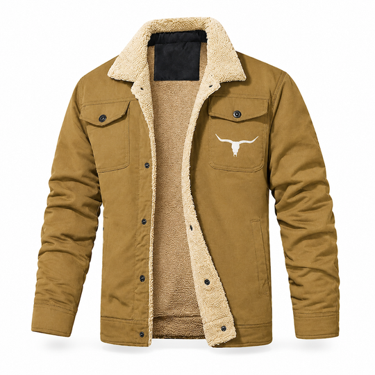 Men's Plush Lined Workwear Casual Fall Winter Warm Coat🥠𝙁𝙧𝙚𝙚 𝙎𝙝𝙞𝙥𝙥𝙞𝙣𝙜
