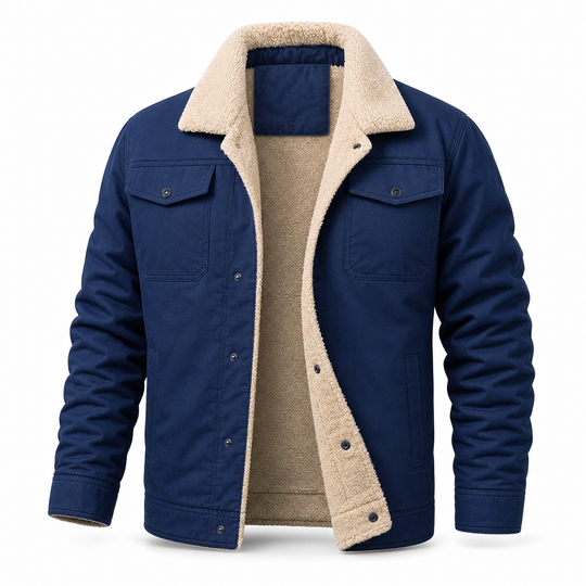Men's Plush Lined Workwear Casual Fall Winter Warm Coat🥠𝙁𝙧𝙚𝙚 𝙎𝙝𝙞𝙥𝙥𝙞𝙣𝙜