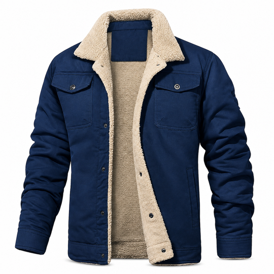 Men's Plush Lined Workwear Casual Fall Winter Warm Coat🥠𝙁𝙧𝙚𝙚 𝙎𝙝𝙞𝙥𝙥𝙞𝙣𝙜