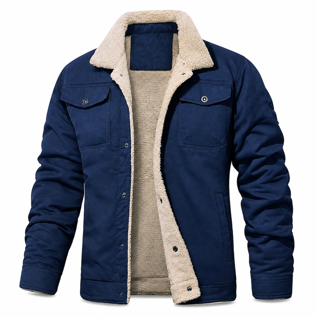 Men's Plush Lined Workwear Casual Fall Winter Warm Coat🥠𝙁𝙧𝙚𝙚 𝙎𝙝𝙞𝙥𝙥𝙞𝙣𝙜