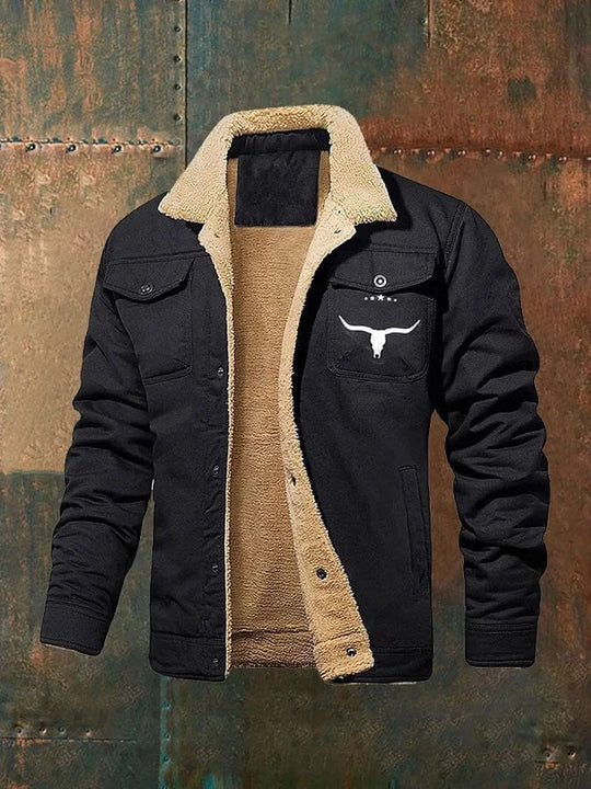 Men's Plush Lined Workwear Casual Fall Winter Warm Coat🥠𝙁𝙧𝙚𝙚 𝙎𝙝𝙞𝙥𝙥𝙞𝙣𝙜