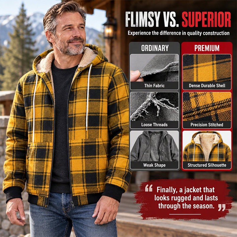 Men's Casual Thermal Hooded Jacket