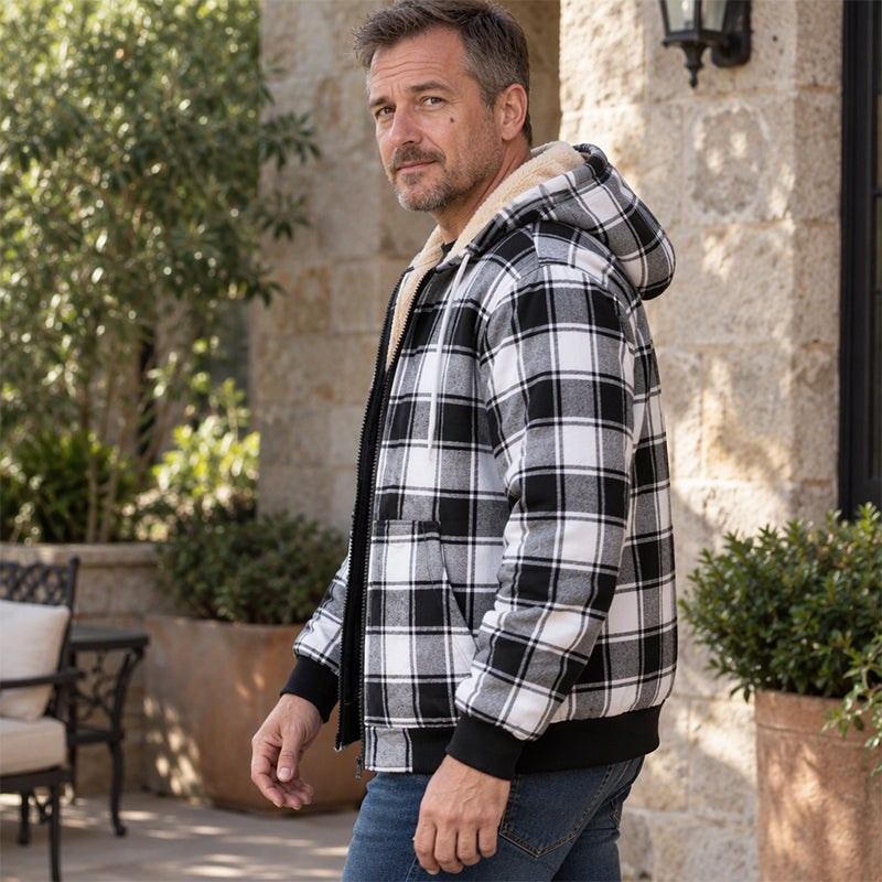 Men's Casual Thermal Hooded Jacket