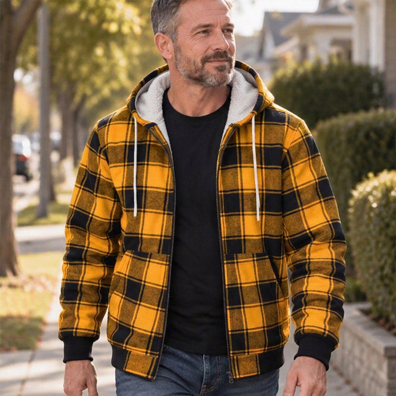 Men's Casual Thermal Hooded Jacket
