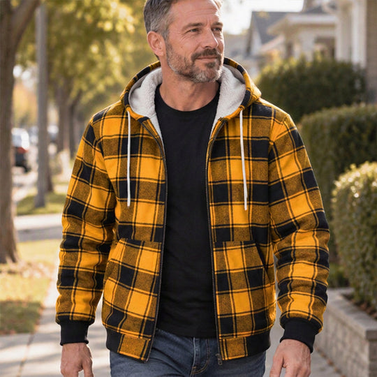 Men's Casual Thermal Hooded Jacket