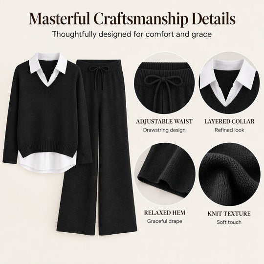 Women's Casual Cozy Knit 3-Piece Set