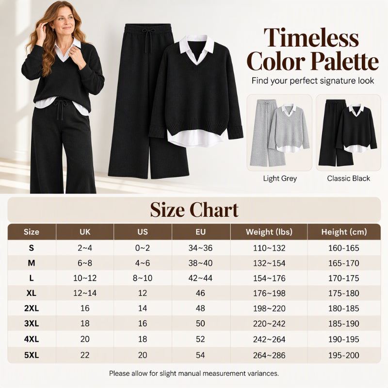Women's Casual Cozy Knit 3-Piece Set