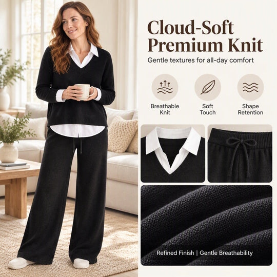 Women's Casual Cozy Knit 3-Piece Set